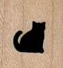 Tiny Cat Facing Right 3/4 X 3/4