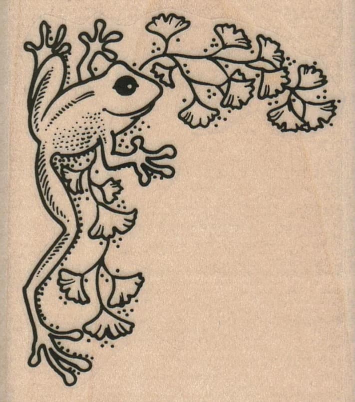 Frog On Vine 2 1/2 X 2 3/4