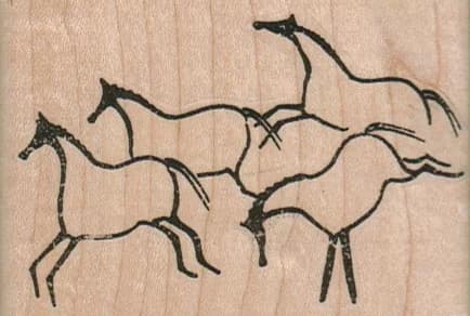 Horse Cave Paintings 3 X 2