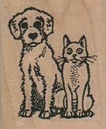 Dog & Cat Buddies 1 1/2 X 1 3/4