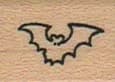 Tiny Silhouette Bat 3/4 X 3/4
