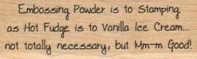 Embossing Powder Is To Stamping 1 X 2 3/4