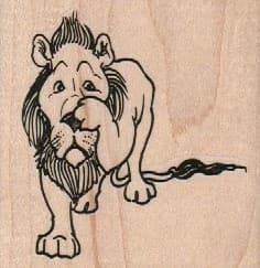 Cowardly Lion 2 1/2 X 2 1/2