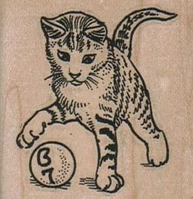 Bingo Ball Cat 2 X 2