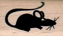 Mouse Silhouette 1 X 1 1/2