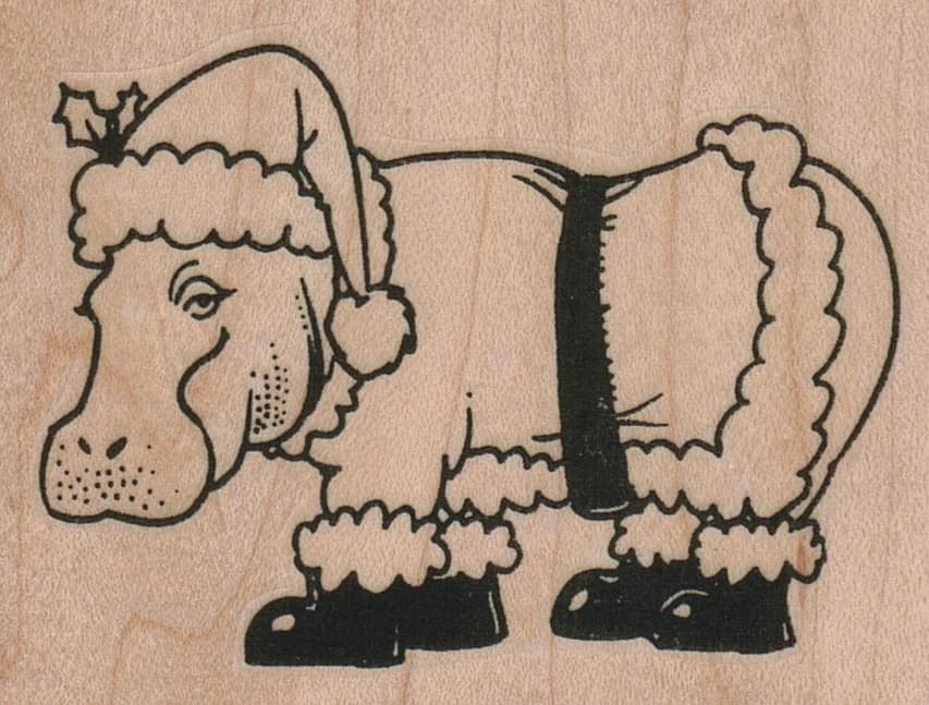 Hippo Santa 3 X 2 1/4