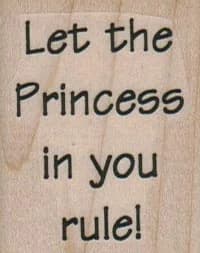 Let The Princess In You 1 1/2 X 1 3/4