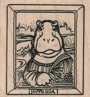 Mona Hippo 2 1/4 X 2 1/4