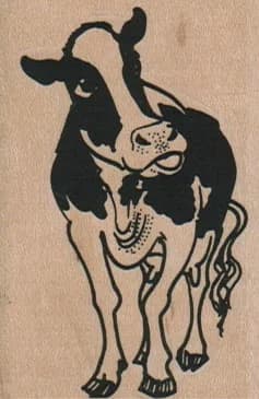 Cow Looking Up 1 3/4 X 2 1/2