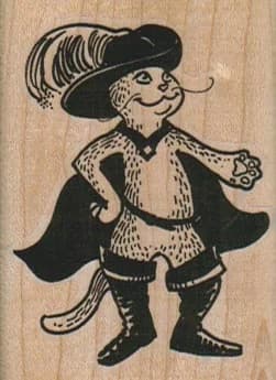 Cat Mouseketeer 1 3/4 X 2 1/2