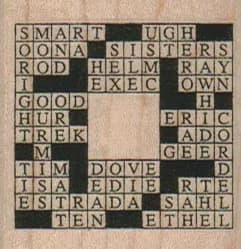 Crossword Puzzle 1 3/4 X 1 3/4