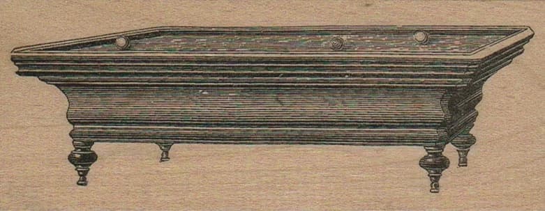 Pool Table 2 1/4 X 5 1/4