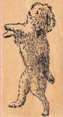 Wheaton Terrier Dancing Dog 2 X 3 1/2