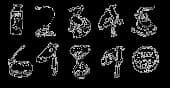 Cow Numbers (unmounted)