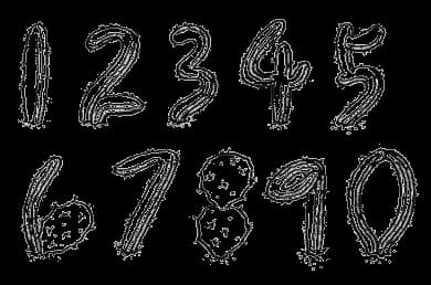 Cactus Numbers Unmounted
