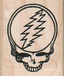 Lightning Skull 1 1/2 X 1 3/4