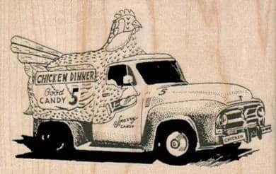 Chicken Truck 3 1/4 X 2