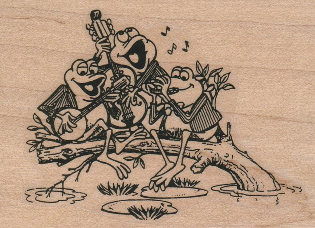 Frog Trio 2 3/4 X 3 3/4