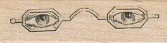 Eyeglasses With Eyes 3/4 X 2 1/4