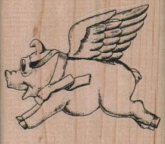 Flying Pig 2 1/4 X 2