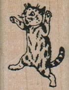 Cat Running On Hind Legs 1 X 1 1/4