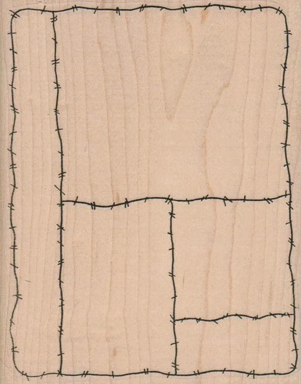 Divided Background 4 1/4 X 5 1/4