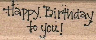 Happy Birthday Dots 1 X 2 1/4