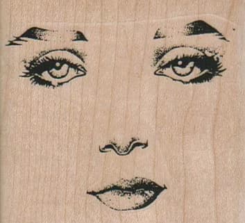 Facial Features Small 2 1/2 X 2 1/4