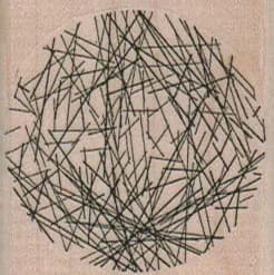 Lacy Lines/round 1 3/4 X 1 3/4