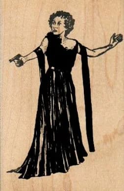 Lady With Gun 2 X 3