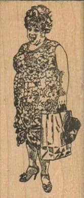 Shopping Lady 1 1 /4 X 2 3/4