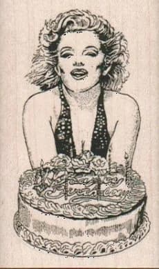 Cake Lady 1 3/4 X 2 3/4