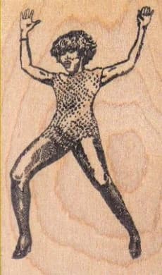 Lady Hands Up 1 3/4 X 2 3/4