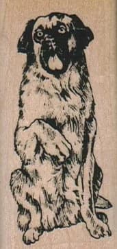 Leonberger Dog Paw 1 1/4 X 2 1/2