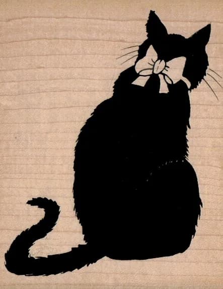 Black Cat Large 4 X 3