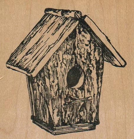 Birdhouse/rustic 3 1/4 X 3 1/4