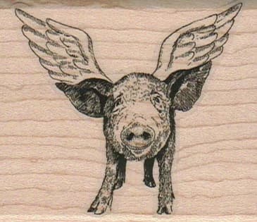 Winged Pigs/small 2 1/4 X 2 1/2