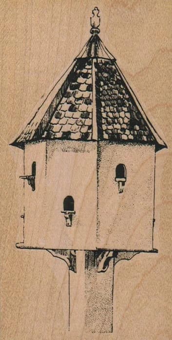 Birdhouse/shake Roof 2 1/2 X 4 3/4