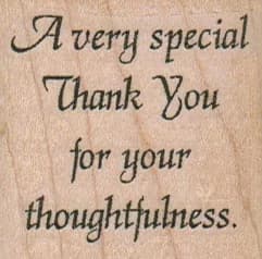 A Very Special Thank You 1 3/4 X 1 3/4