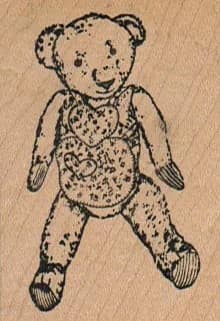 Teddy Small Hearts 1 1/2 X 2 1/4