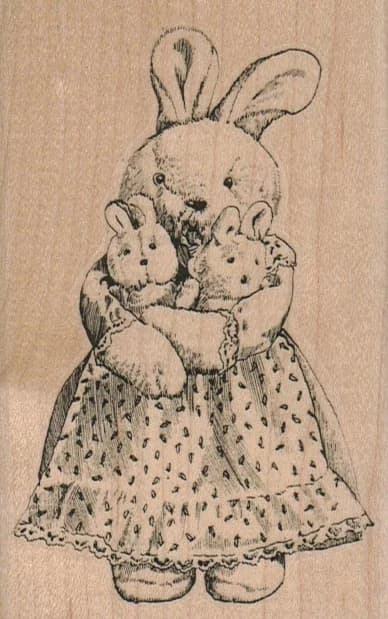 Bunny Mama/large 2 3/4 X 4 1/4