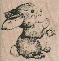 Bunny Flower 1 3/4 X 1 3/4