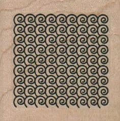 Design/tight Curlyques 1 3/4 X 1 3/4