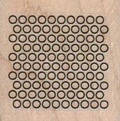 Design Open Circles 1 3/4 X 1 3/4