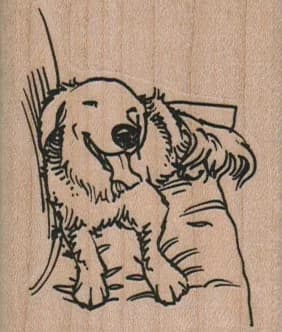 Dog Relaxing 2 X 2 1/4