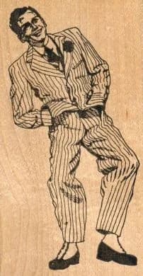 Striped Dancer Frank 2 1/4 X 4 1/4