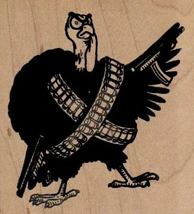 Armed Turkey 2 3/4 X 3