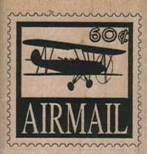 Air Mail 60 Postoid 1 1/2 X 1 1/2