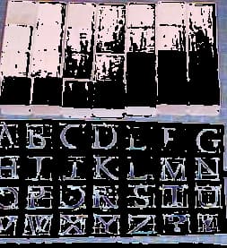 Steampunk Alphabet Mounting Kit