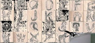 Horse Alphabet (unmounted)
